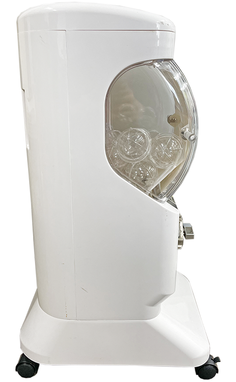 おもちゃのガチャチャ｜マシン外観画像(側面)